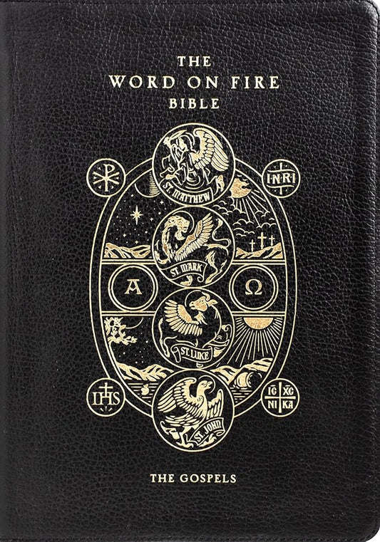 The Word on Fire Bible (Volume I): The Gospels (Leather) cover image